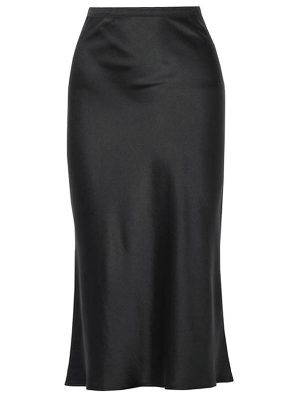 Bar Midi Skirt in Silk – Anine Bing